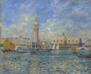 ヴェネツィア、ドゥカーレ宮殿 作： Pierre Auguste Renoir