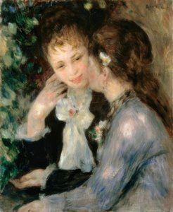 機密の会話 作： Pierre Auguste Renoir
