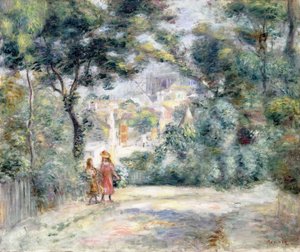 サクレクールの眺め、1905 作： Pierre Auguste Renoir