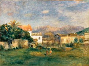 カーニュの眺め 作： Pierre Auguste Renoir