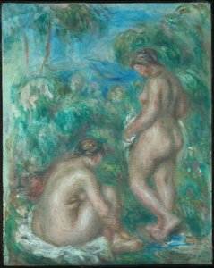 女性の入浴 作： Pierre Auguste Renoir