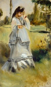 公園の女、1866年。