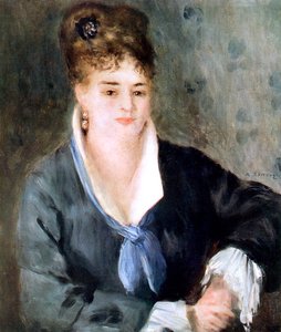 黒の女性、1876