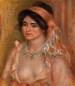黒髪の女 作： Pierre Auguste Renoir