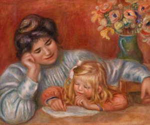 ライティングレッスン 作： Pierre Auguste Renoir