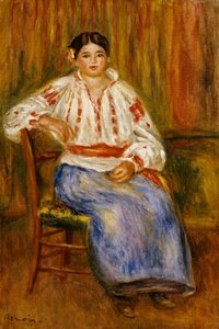 若いルーマニア語、1914 作： Pierre Auguste Renoir