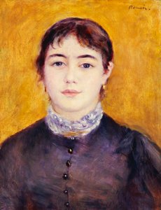 若い女性、1879年 作： Pierre Auguste Renoir
