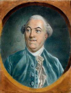 ジャック・ネッカーの肖像 (1732-1804) ピエール・ボーデマン (1729-1808) によるパステル大臣の絵画 18 世紀 トロワ美術館 デ ボザール 作： Pierre Baudemant