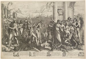 彫刻のアレゴリー 作： Pierre Biard the Younger