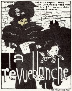 アート。レヴュー・ブランシュ」。フランス、ピエール・ボナールのポスター 作： Pierre Bonnard