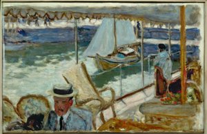 ヨットで 作： Pierre Bonnard
