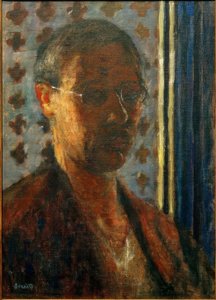 光、フラワーペーパーに対する自画像 作： Pierre Bonnard