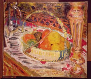 果物のバスケット、1924年頃 作： Pierre Bonnard