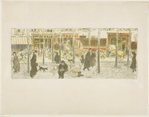 ブルバード 作： Pierre Bonnard