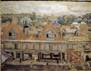 アルカションストリート 作： Pierre Bonnard