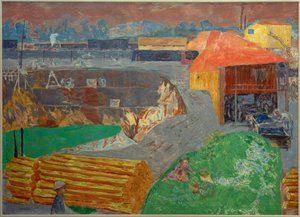 亜炭採石場 作： Pierre Bonnard