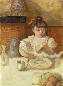 猫の子供、1906年頃（キャンバスに油彩） 作： Pierre Bonnard