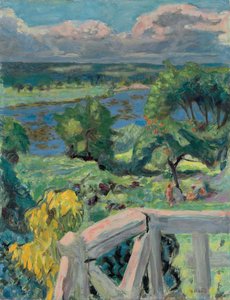 Coup de Soleil（Vernonnetの「MaRoulotte」のテラス） 作： Pierre Bonnard