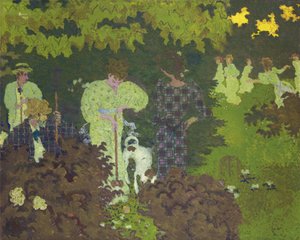 クロケット、1892 作： Pierre Bonnard