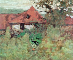 屋根 作： Pierre Bonnard