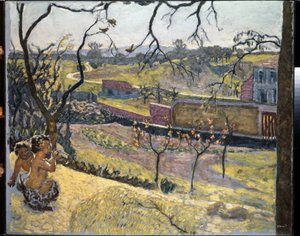 春の始まり。 小さなフォーン。 ピエール・ボナール (1867-1947) の絵画 作： Pierre Bonnard