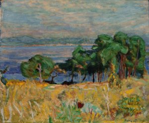 サントロペ湾 作： Pierre Bonnard