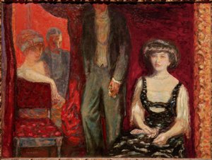 ロッジ、ジョセ夫妻、ガストンベルンハイムジューン 作： Pierre Bonnard