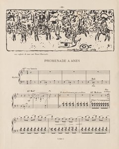 ロバ乗り 作： Pierre Bonnard