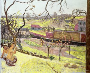 春先（小さな牧神）、1909年頃 作： Pierre Bonnard