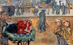 パリの夜、1911年。 作： Pierre Bonnard