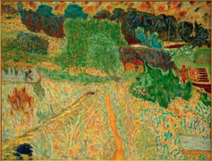 ミディの大風景（ルカンネ） 作： Pierre Bonnard
