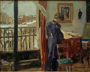冬の日 作： Pierre Bonnard