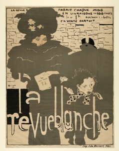 ラ・レヴュー・ブランシュ、パブ1894年（カラーリトグラフ 作： Pierre Bonnard