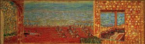 日当たりの良いテラス 作： Pierre Bonnard