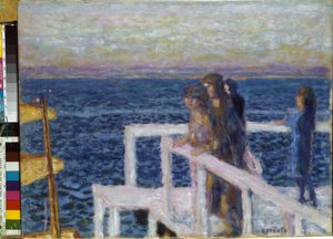 カンヌの着陸段階 作： Pierre Bonnard