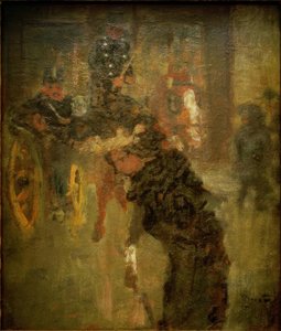 タクシー 作： Pierre Bonnard