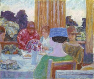 お茶 作： Pierre Bonnard