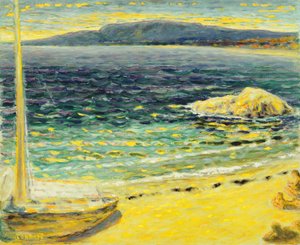 マリン、1910年頃（キャンバスに油彩） 作： Pierre Bonnard