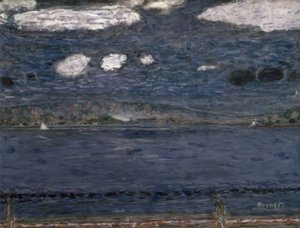 地中海– 1941-44 – 48,3×63,2 cm –紙にガッシュと鉛筆 作： Pierre Bonnard