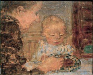 お母さんと子供 作： Pierre Bonnard