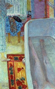 お風呂でヌード、1925 作： Pierre Bonnard