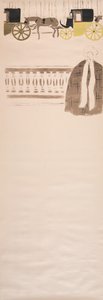 ナースメイドのプロムナード、馬車のフリーズ 作： Pierre Bonnard