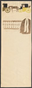 ナースメイドの遊歩道、馬車のフリーズ、1895年。 作： Pierre Bonnard