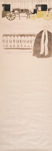 ナースメイドプロムナード、馬車のフリーズ、1895年。 作： Pierre Bonnard