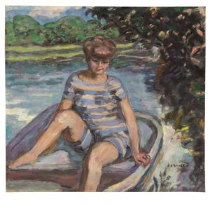 オン・ザ・ボート 作： Pierre Bonnard