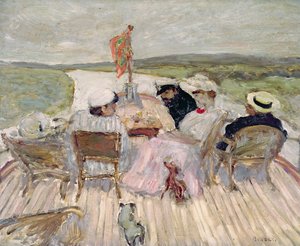 ヨットで 作： Pierre Bonnard