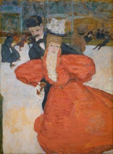 アイスパレス、またはスケーター 作： Pierre Bonnard