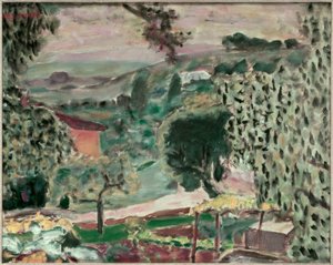 カンネットの風景 作： Pierre Bonnard