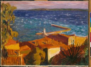 小さな地中海の港 作： Pierre Bonnard
