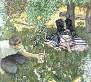 カントリープレジャーまたは庭師 作： Pierre Bonnard